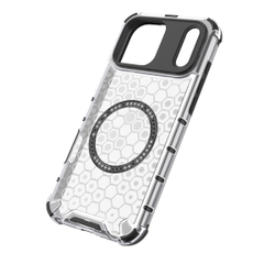 Прозрачный чехол Honeycomb Magnetic Case для iPhone 17 Pro Max