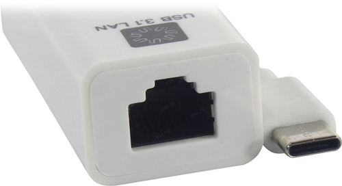 Внешняя сетевая карта 5bites 100 Мбит/с, USB Type C)