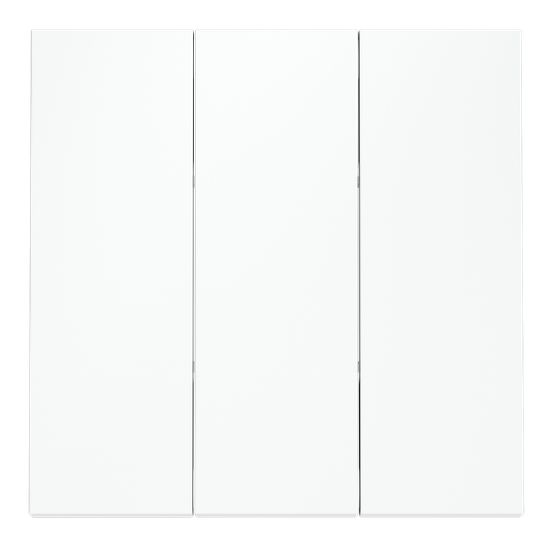 Клавиши для выключателя/переключателя трехклавишного, S70 (белый матовый)