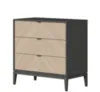 Комод Fjord 3 ящика (темно-серый)