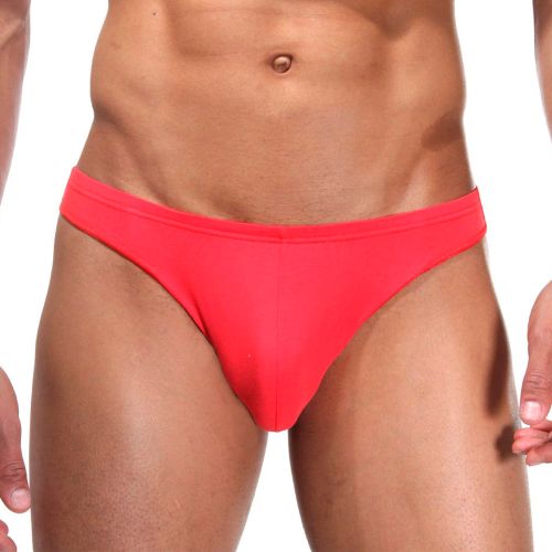 Мужские трусы стринги красные HOM Freddy 40-0202-4063