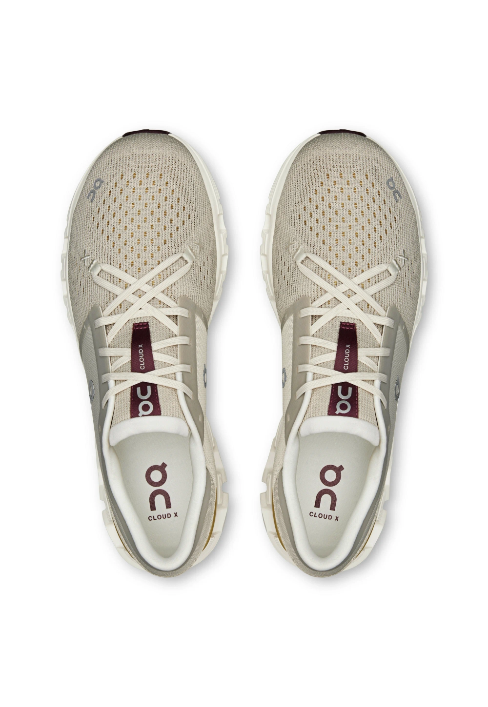 Кроссовки для бега On Cloud X 4 pelican ice