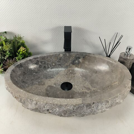 Раковина из мрамора Erozy Grey EM-64670 61*42*16 0189