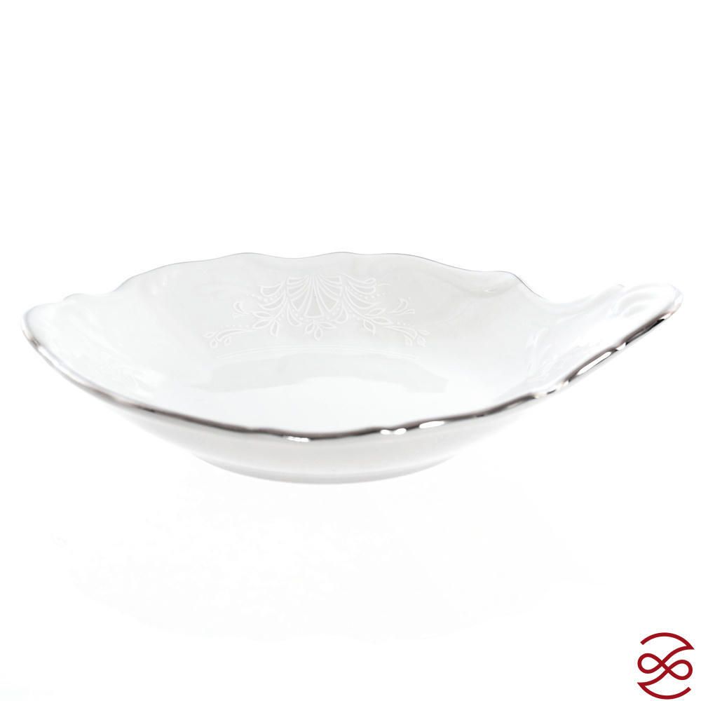 Набор розеток с ручкой Bernadotte Платиновый узор 13 см(6 шт)