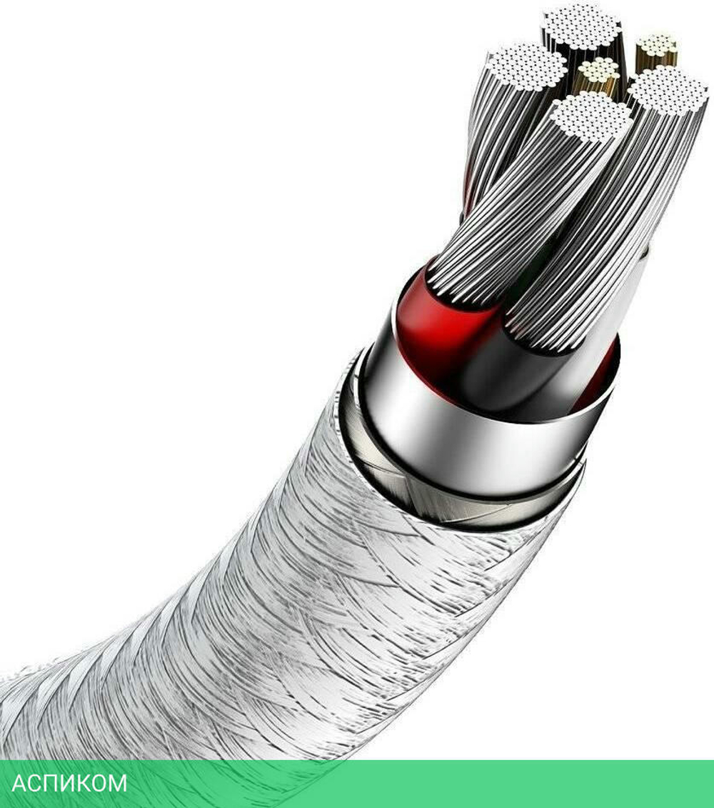 Кабель Baseus Cafule 1m White (CAKF000102)