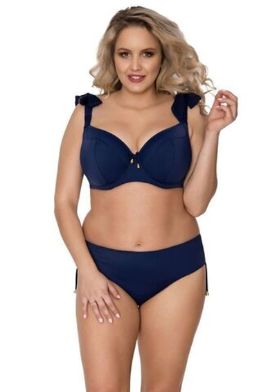 Однотонные плавки-миди с регуляцией высоты (Размер: XXXL) (Цвет: темно-синий)