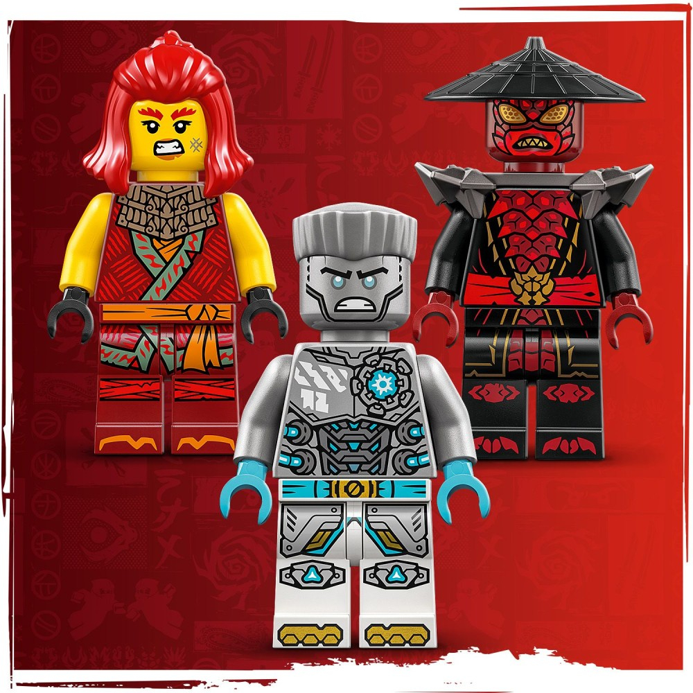 Конструктор LEGO Ninjago 71827 Боевой бронированный мех Зейна арт. 71827 92 дет — фото 12