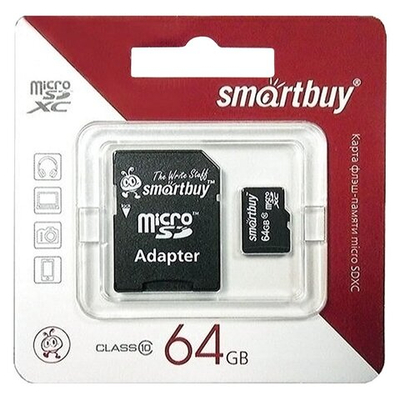 SD Micro SMARTBUY SDXC64Gb Class10
