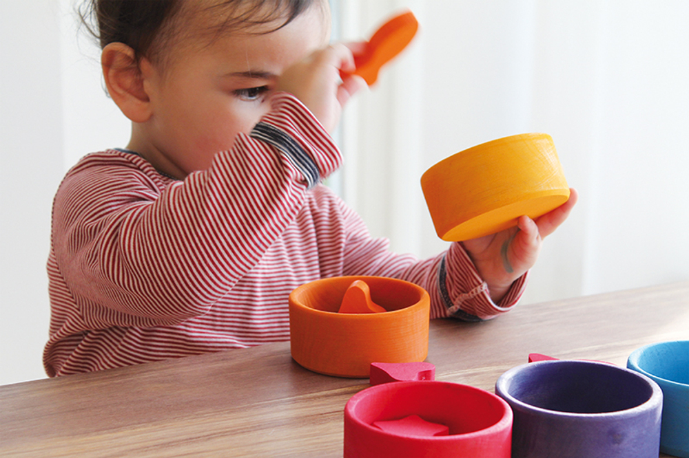 Набор для сортировки Радужные стаканчики