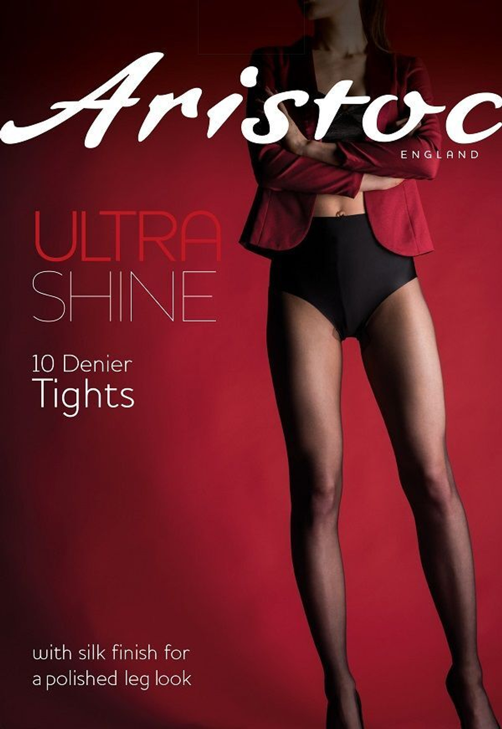 Однородные колготки с блеском Ultra Shine (Размер: L) (Цвет: золотистый)