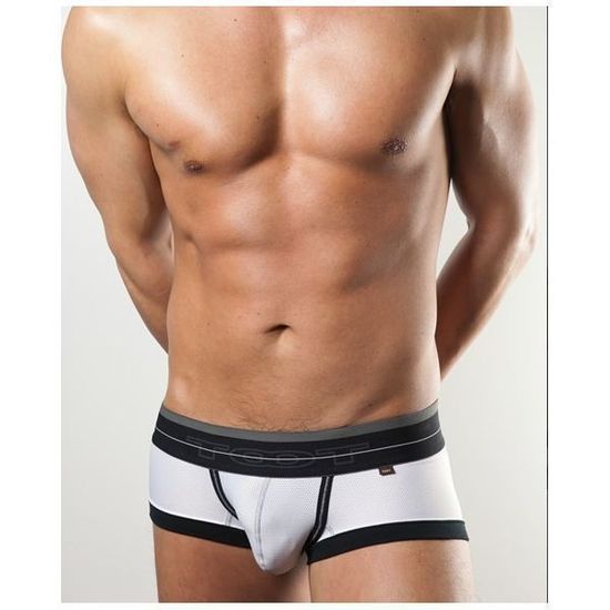 Мужские трусы хипсы Toot White в сетку