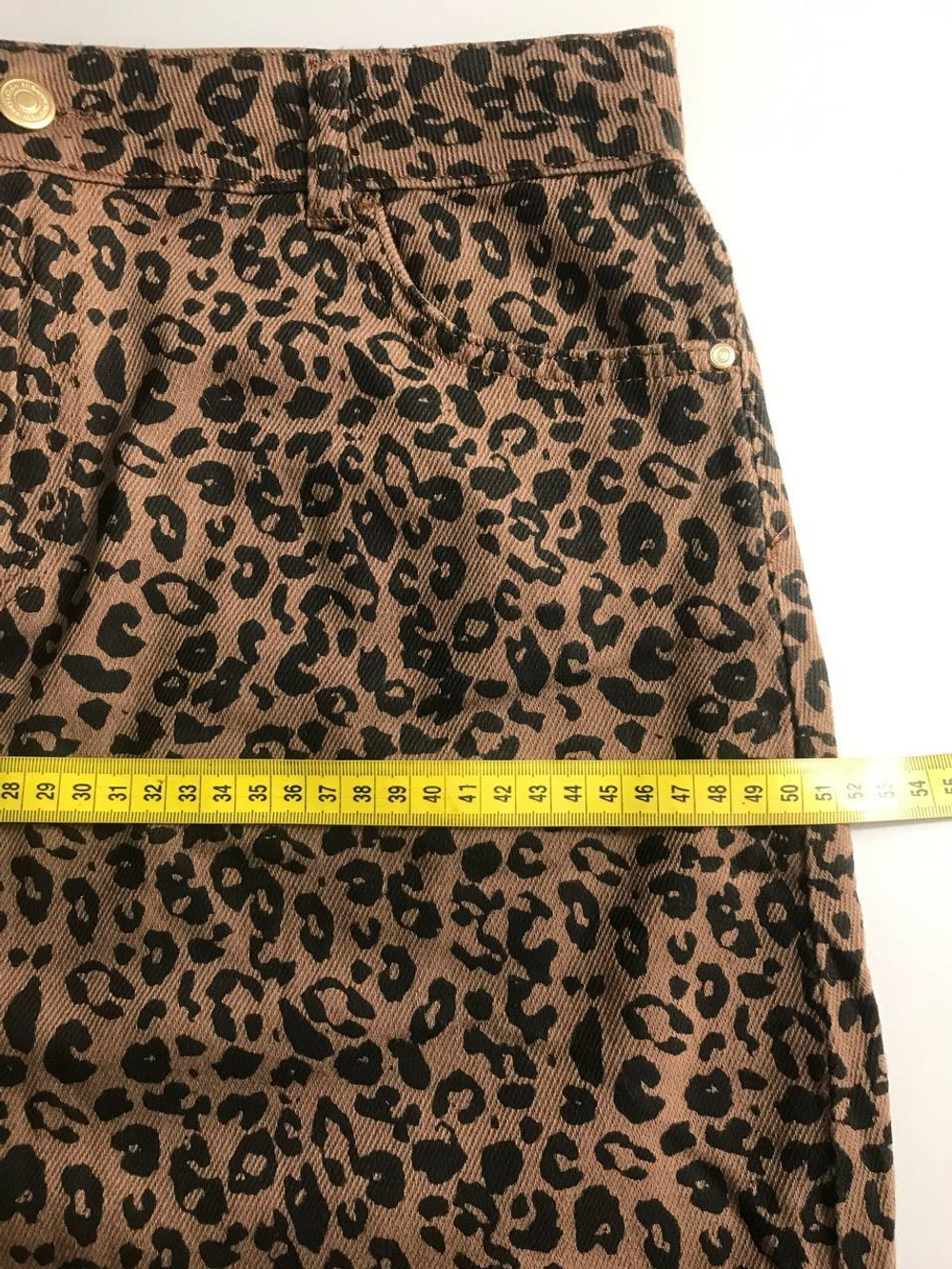 Юбка DeFacto с анималистическим принтом, маркировка 42, визуально 48 размер