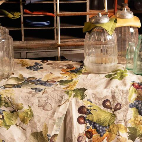 Скатерть 170x270 Tessitura Toscana Telerie Doucers Naturale