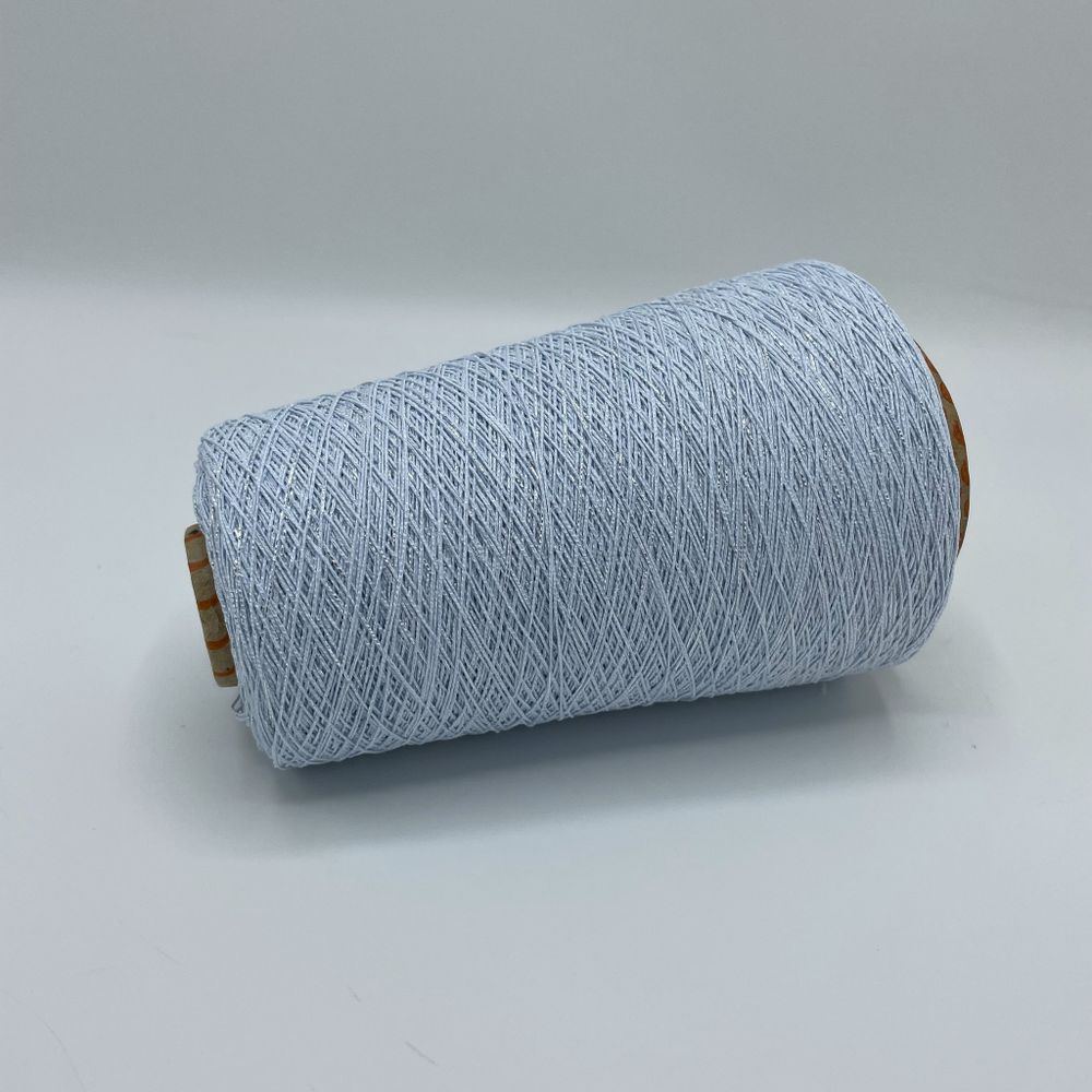 Бобинная пряжа для вязания (200 гр.) LAGOPOLANE 41% хлопок 36% полиамид 18% полиэстер 5% люрекс