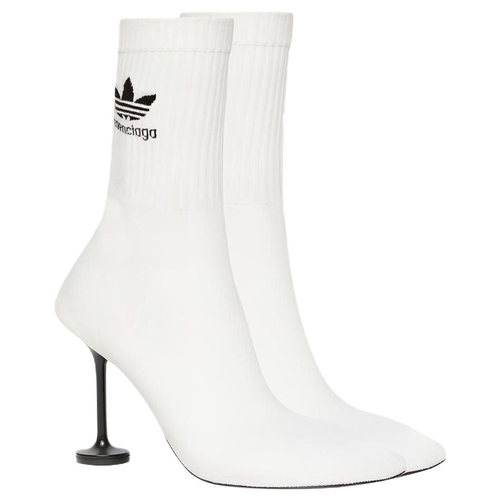 Adidas Originals x Balenciaga Fabric Ankle Boots 9cm Women"s White