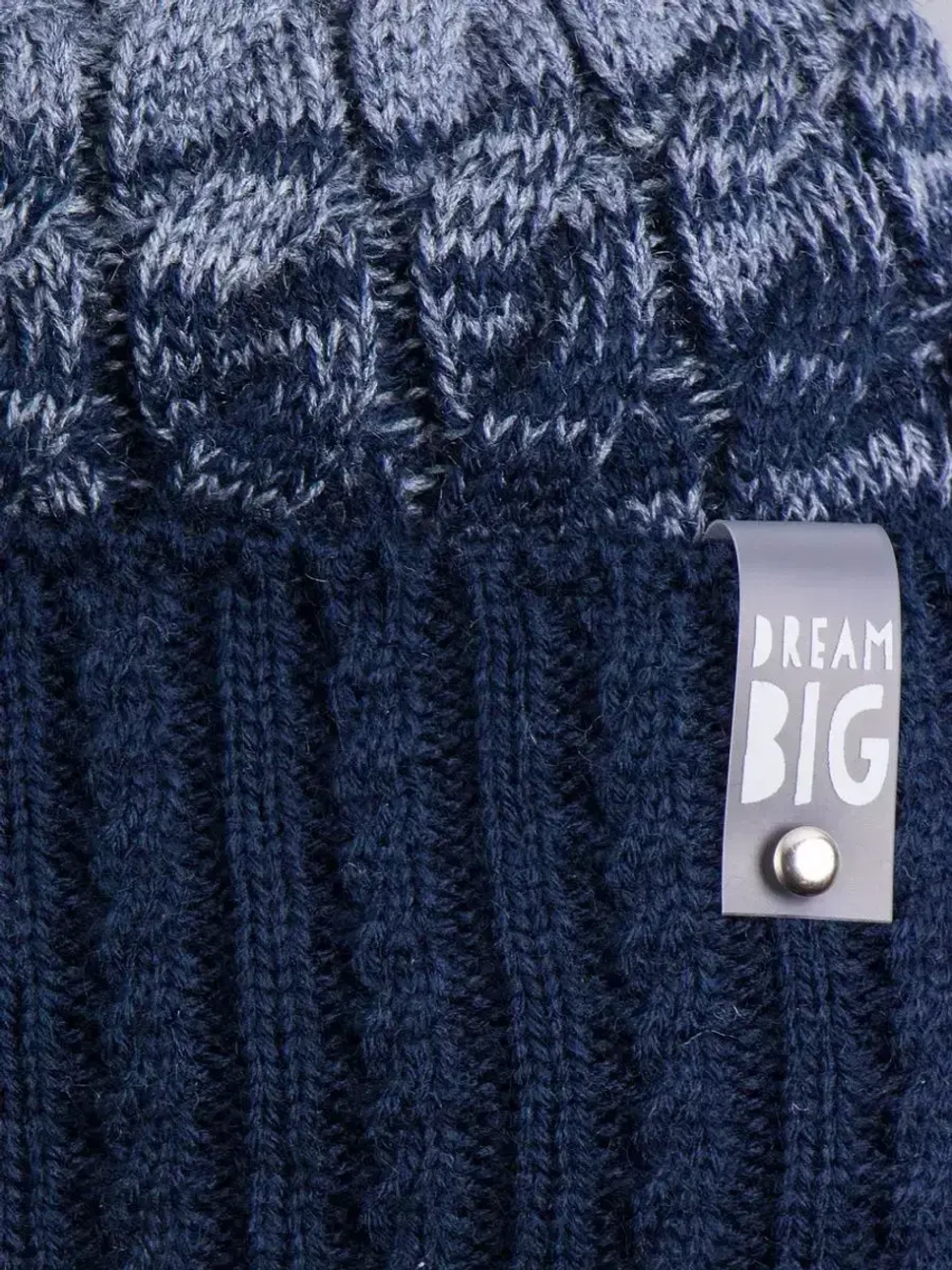 Шапка для мальчика осенняя на завязках