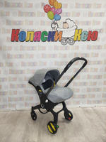 Коляска-автолюлька Bubago Mirco серый