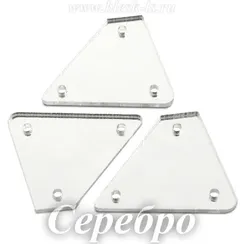 Пришивное акриловое зеркало #151, Серебро #151