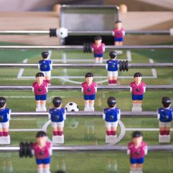 Настольный футбол (кикер) «Glasgow» (152.5x76x89 см, коричневый)