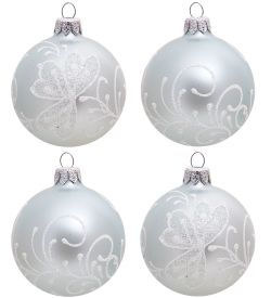 Элита НФШ-1384 Набор ел.украшений Шар 4шт «Зимняя фантазия» 60 мм