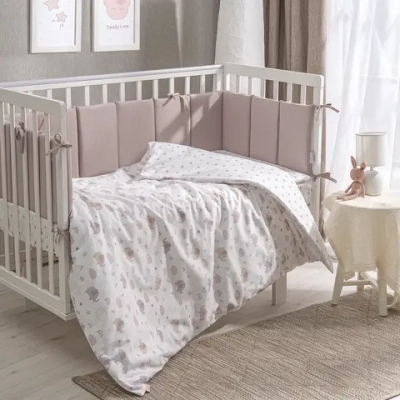 Универсальный комплект 6 предметов Слоники цвет лиловый