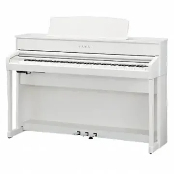 KAWAI CA701 W - цифровое пианино, 88 клавиш, банкетка, механика Grand Feel III, цвет белый матовый