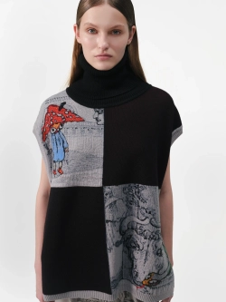 Жилет принтованный OLA OLA