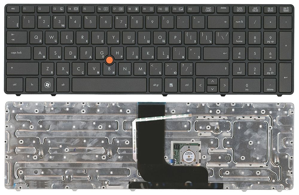 Клавиатура для ноутбука HP EliteBook 8560W, 8570W Series (без подсветки)