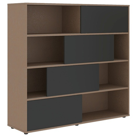 Шкаф-стеллаж с дверьми купе VELION