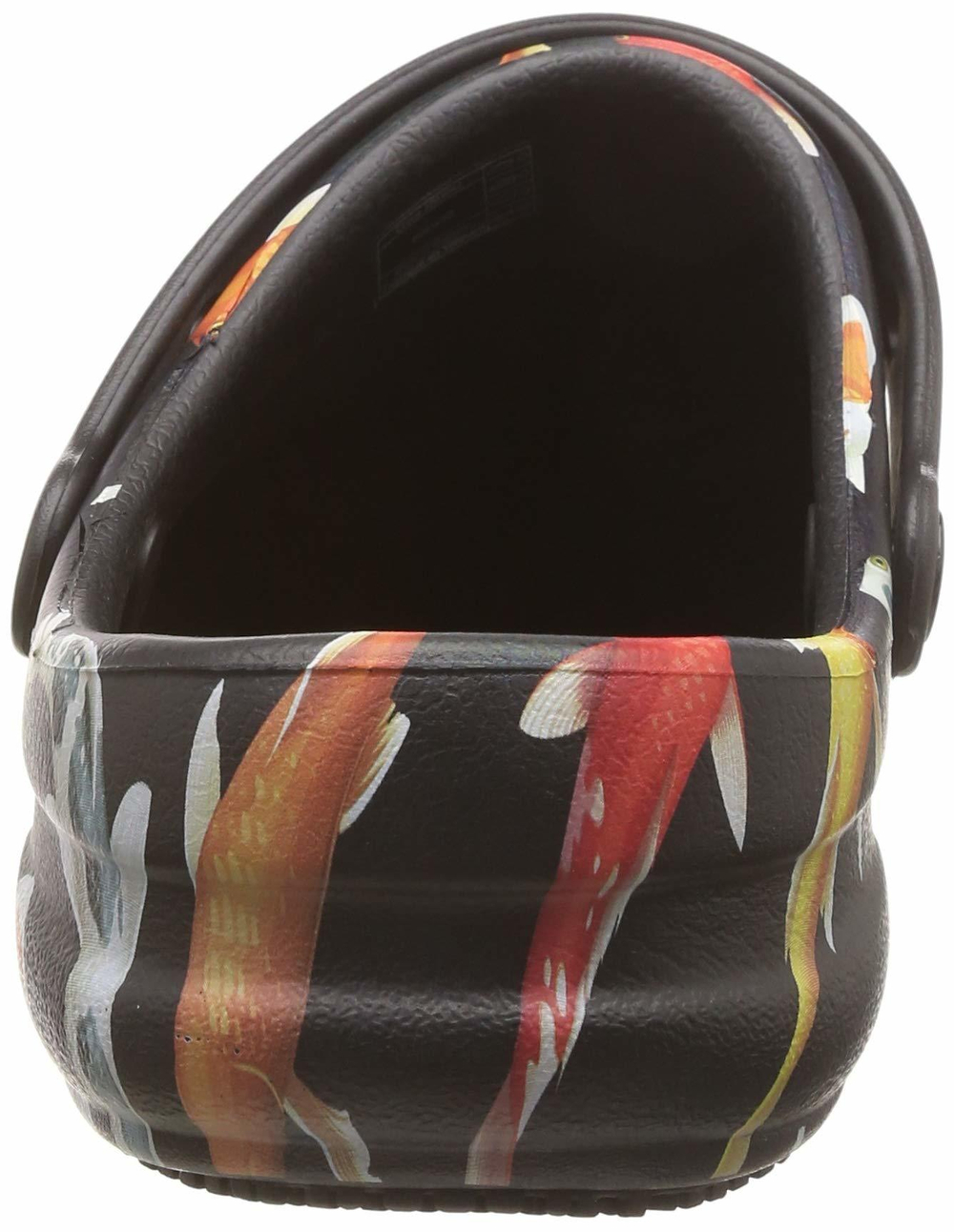 Сабо Crocs Work Bistro Graphic Clog Black Tangerine