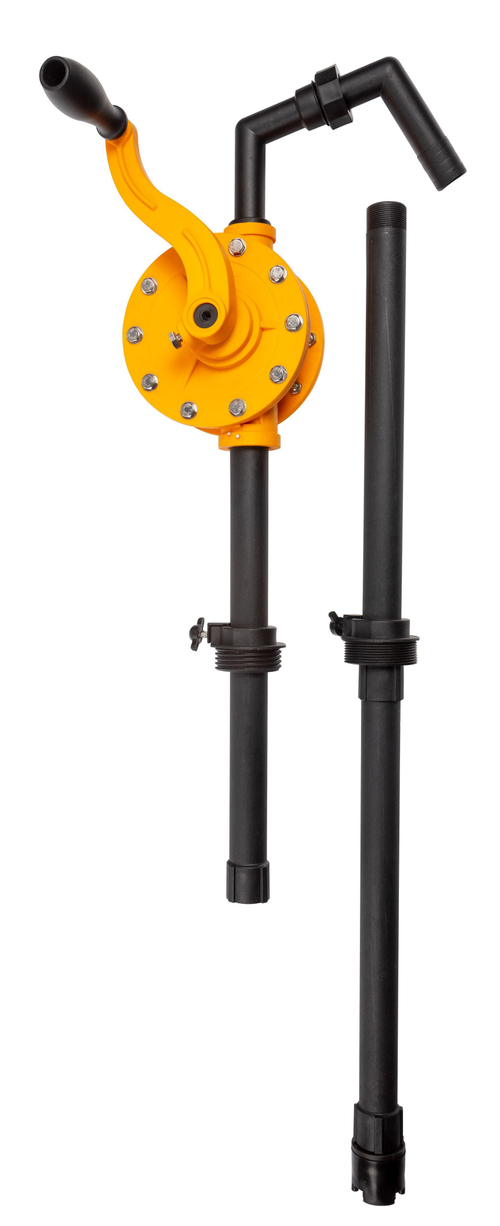 Роторный насос для кислот, хим. реактивов, антифриза, моющих средств, Adblue, для бочек 50-205 л