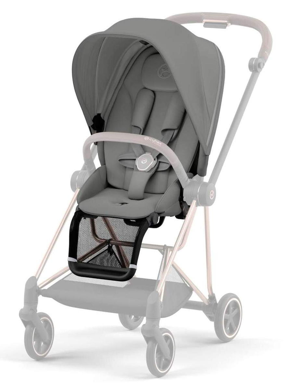 Прогулочная коляска Cybex Mios III Rosegold complete Mirage Grey