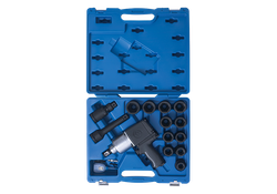 KING TONY (64114AMP01) Гайковерт пневматический ударный 3/4", 1085 Нм, с комплектом ударных головок, 18 предметов