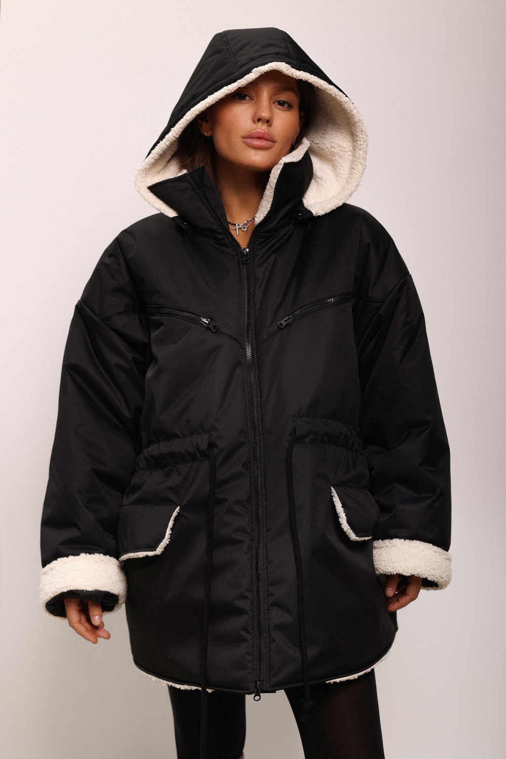 Парка утепленная