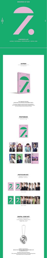 Набор BTS MEMORIES OF 2020 DC