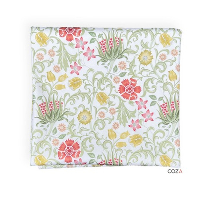 Скатерть COZA "Моррис" бежевый фон с водоотталкивающей пропиткой