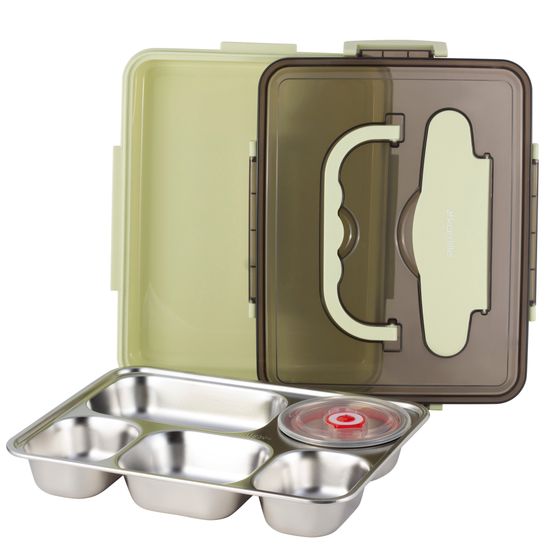 Ланч бокс 1000 мл. Kamille KM 2144 пластик, нержавеющая сталь