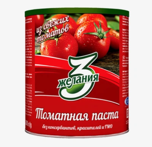 Паста 3 Желания томатная 400 г