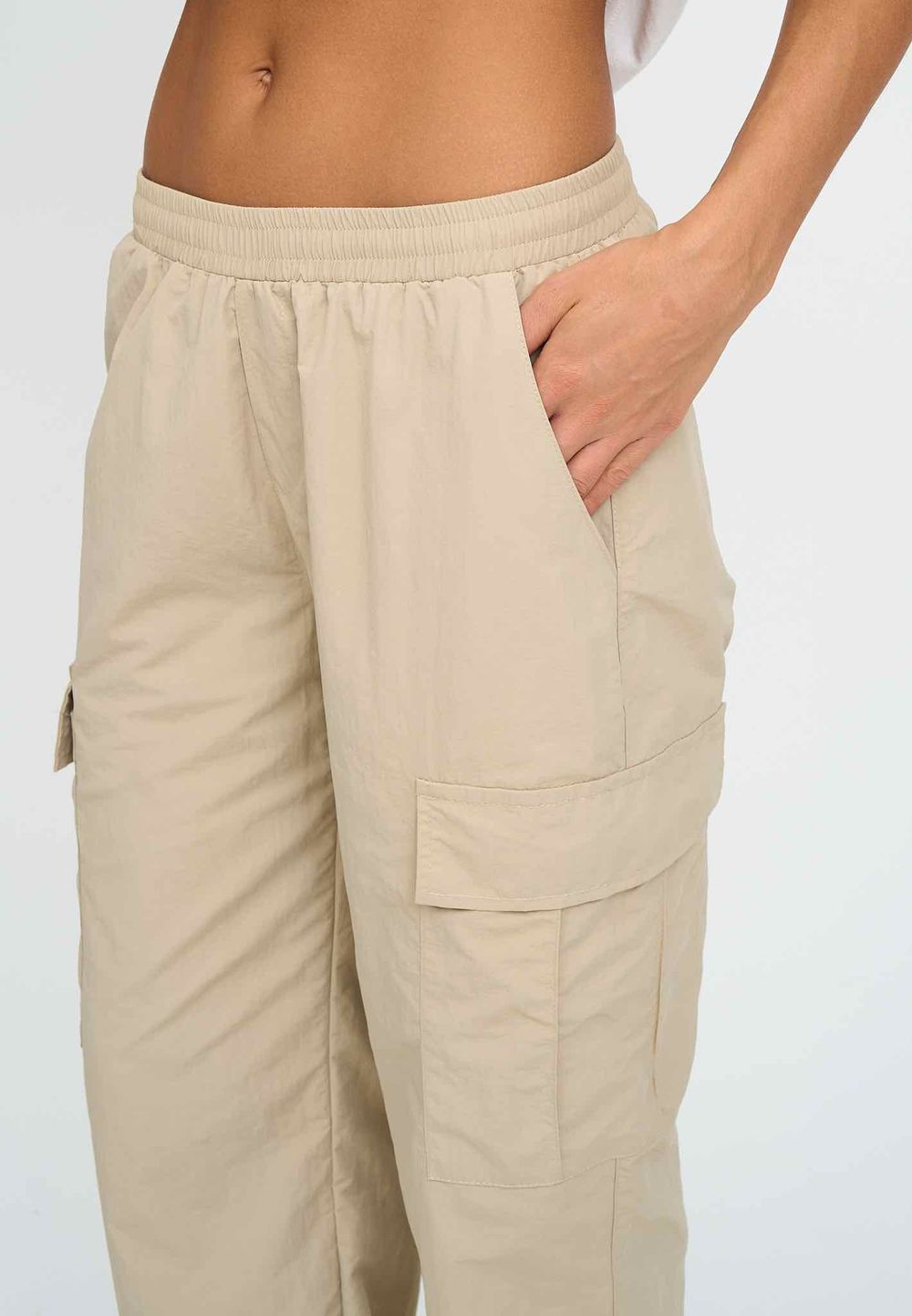 Брюки Kefirmaykifer Карго бежевые