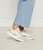 Кожаные кроссовки Tommy Hilfiger - бежевый(FW0FW08248)