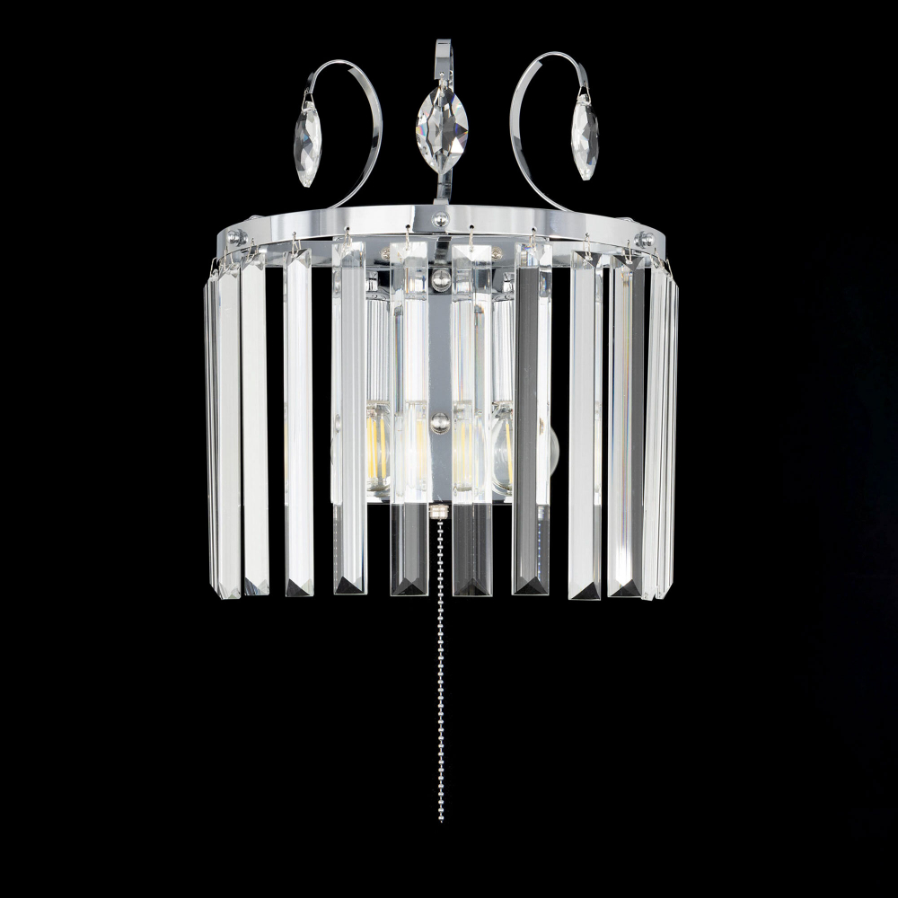 Citilux Инга CL335321 Бра хрустальное с выключателем Хром