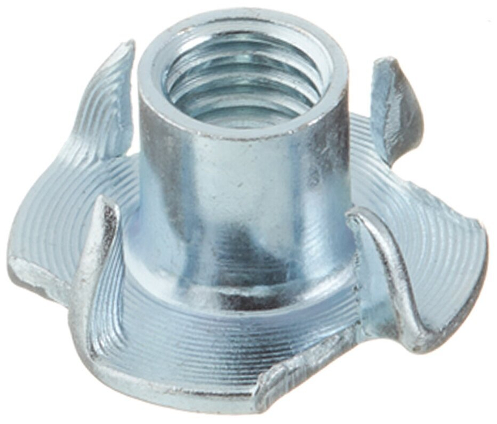 ГАЙКА МЕБЕЛЬНАЯ ELEMENT ЗАБИВНАЯ ОЦИНК М8ММ 6ШТ