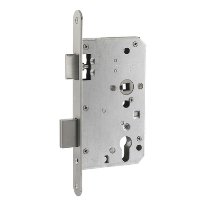 Корпус замка противопожарный КЗВ5-ПП-72 мм нержавеющая сталь