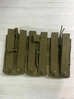 Подсумок тройной для 6 магазинов олива