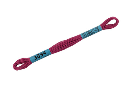 Мулине "Gamma", 100% хлопок , 8 м, №3094