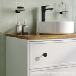 Тумба подвесная IDDIS Torr, со столешницей, 80 см, белый матовый, TOR80WBi95K