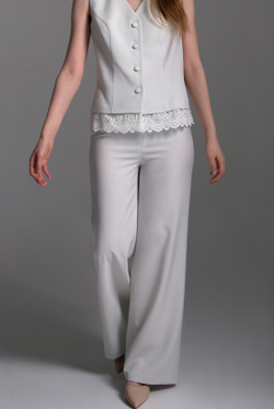 Брюки женские 3988ВПА, отбел.лен #38ОЛен023988ВПА