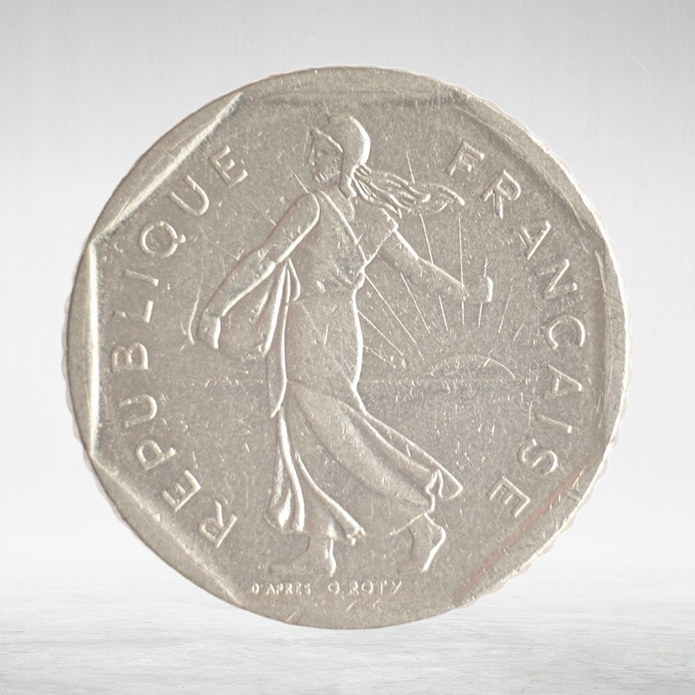 France, 2 Francs 1983, VF