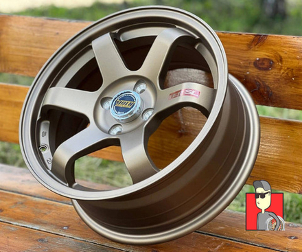 Комплект дисков Rays TE37 15x7 et35 4x100