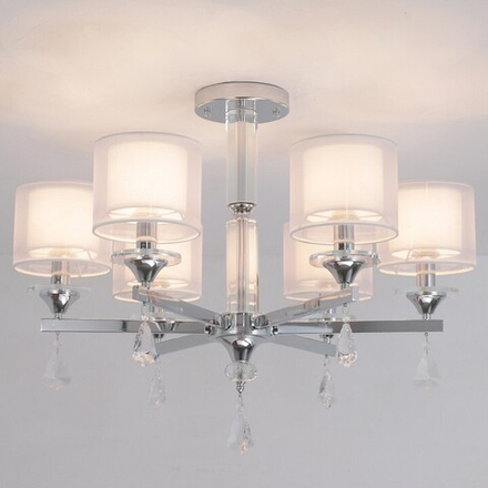 Люстра на штанге ILLUMICO  IL1354-6CPA-29 CR Romei